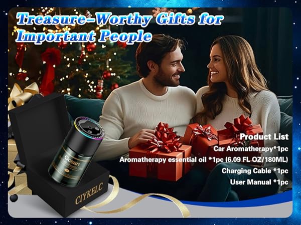 ultrasonic dual modes?smart auto-sensing on/off car diffuser?