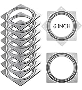 RHBLME 8 Pack Lazy Susan Hardware 6 Inch, Silver Lazy Susan Turntable Bearing 5/16" Thick 300lbs ...