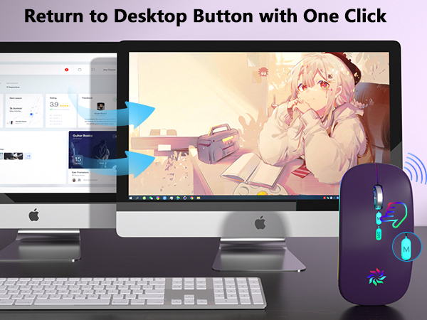 Return to Desktop Key with One-click