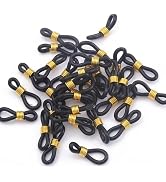 50Pcs Black Baby Chick Splay Leg Hobble Chicken Leg Bands Adjustable Hobbling Chicken Hobble Brac...