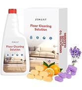 Floor Cleaning Solution, 12 PCS Vacuum Mop Cleaning Solution Tablet Refil, Lavender & Sweet Orang...