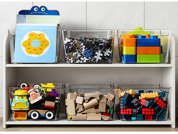 Clear Bins Organizer