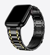 Fullmosa Band with Case for Apple Watch 49/46/45/44/42/41/40/38mm | Fits iWatch Series 11 10 9 8 ...