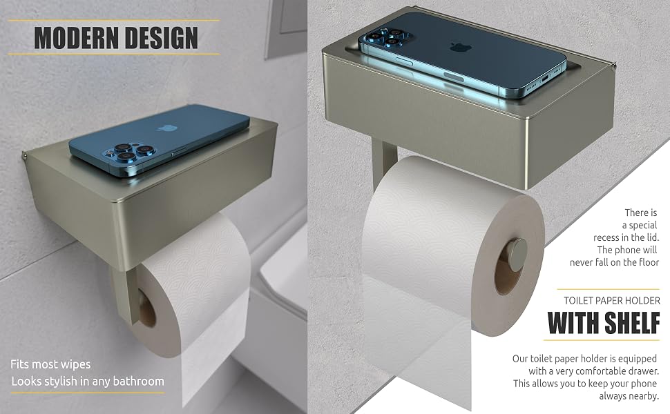 toilet paper holder wall mounted