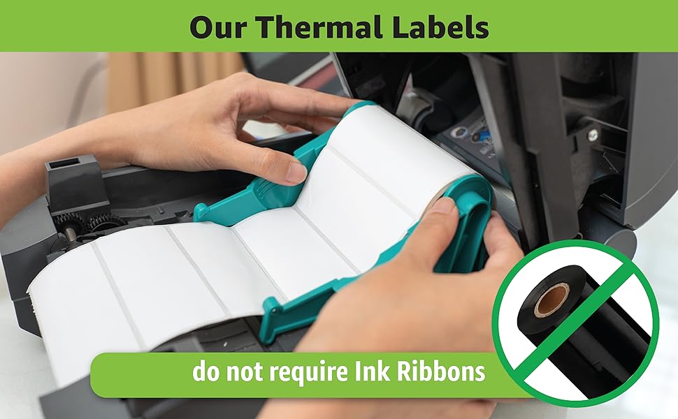 No Ink Ribbon Labels