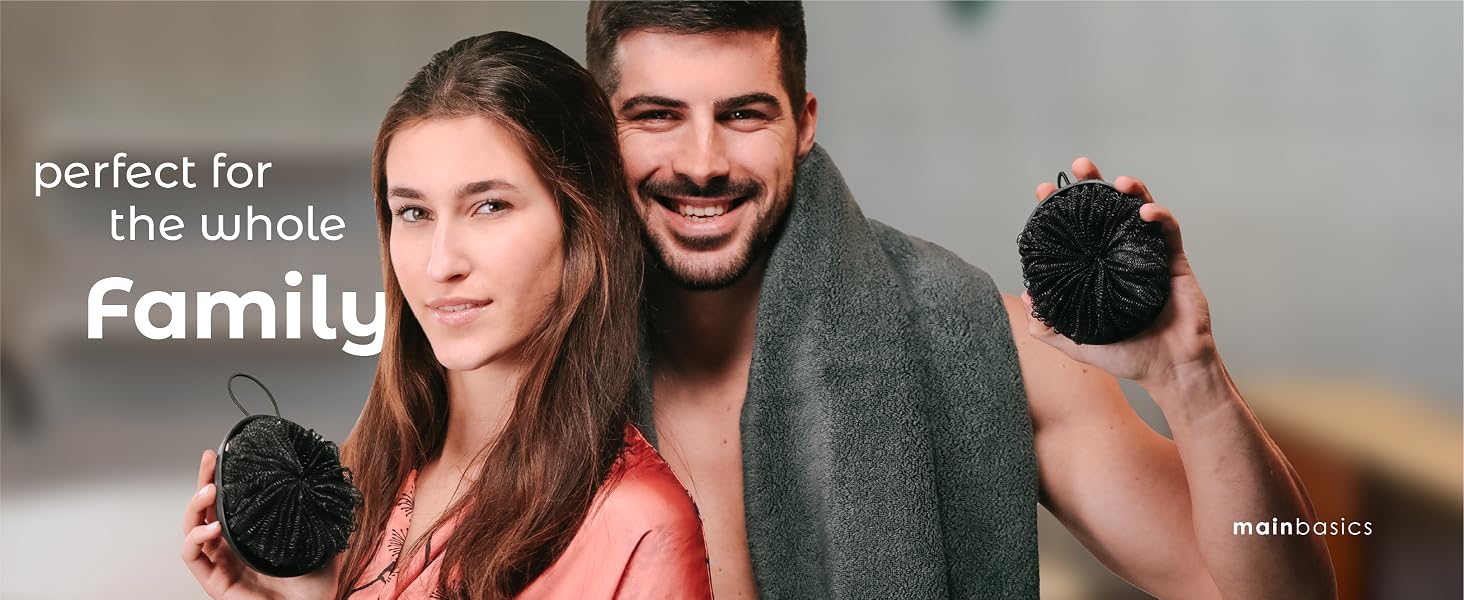 Perfect for the whole family men's body scrubber men loofah men shower scrubber for shower