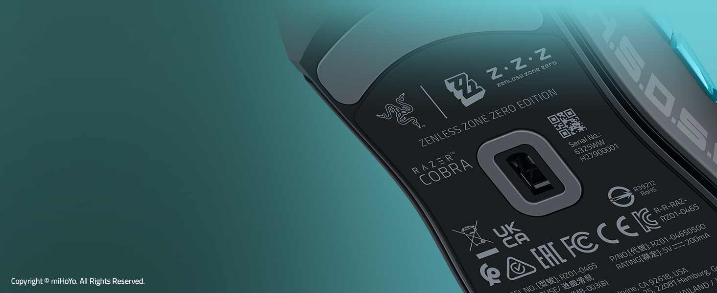 Comfortable to hold and caters to most grip styles, allowing for fast, precise control