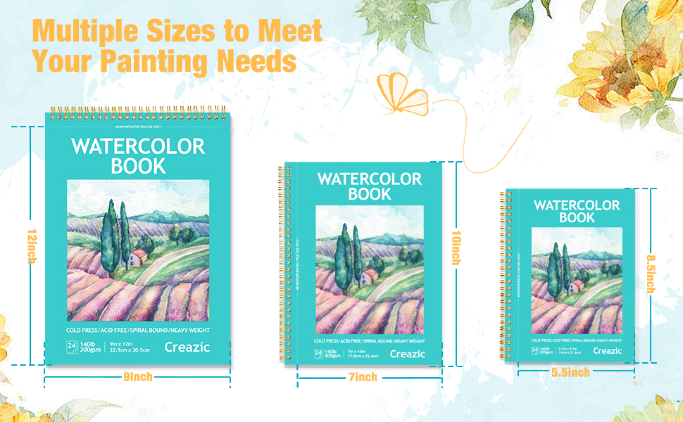 Multiple Sizes to Meet Your Painting Needs