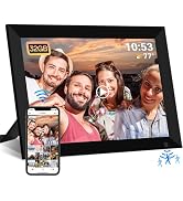 FRAMEO WiFi Digital Picture Frame, 10.1 Inch Smart Digital Photo Frame 1280x800 IPS LCD Touch Scr...