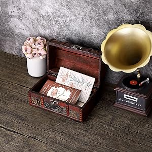 memory box trinket box decorative storage box jewelry box keepsake chest treasure box for girls