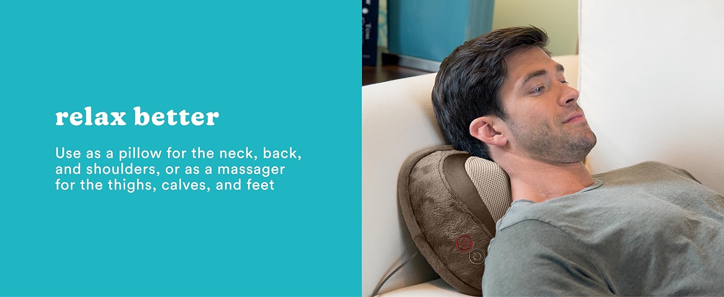 man using cushion pillow