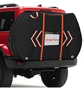 STARTWO Bike Cover for Transport 2 Bikes on Rear Rack, Heavy Duty Waterproof Outdoor Bicycle Rack...
