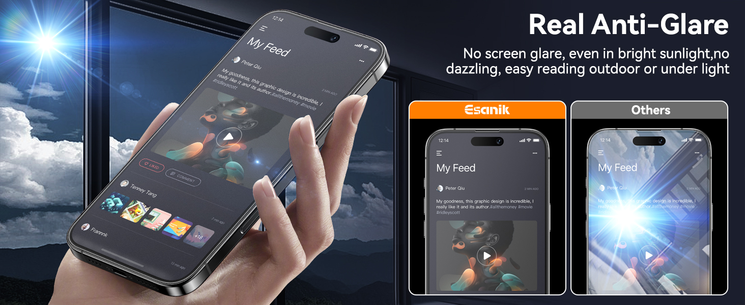 iphone 16 matte screen protector