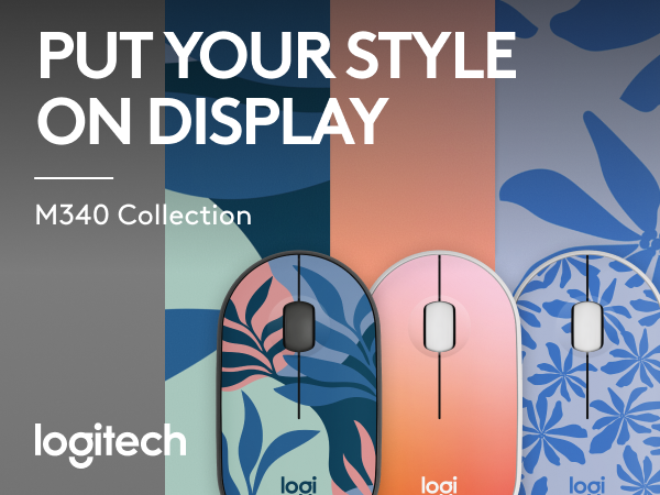 put yourself on display with m340 collection wireless colorful mice