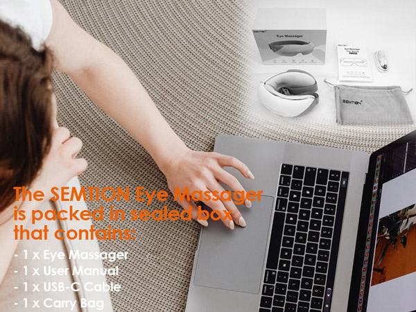SEMTION Eye Massager for Migraines