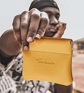 Travelambo Leather Squeeze Coin Purse Pouch Change Holder For Men & Women