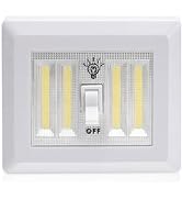 AlltroLite LED Closet Light Switch | 400 Lumen Wireless Battery Powered COB Night Light | Stick O...