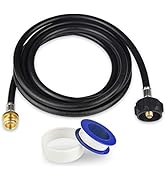 KOMAN Propane Hose,8FT Propane Tank Adapter, Propane Adapter 20lb to 1lb Converter, Propane Conve...