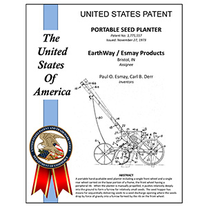 Patented garden seeder technology