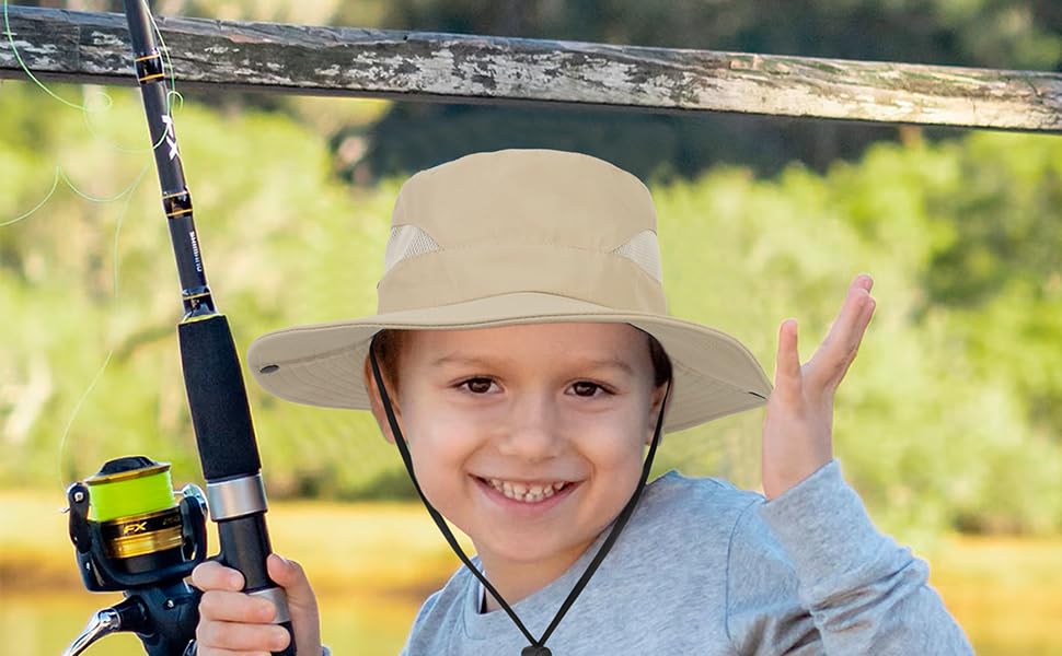 kids boys safari hat Boonie cap