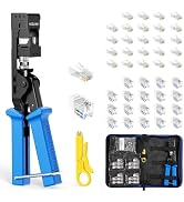 VCELINK Speed Termination Keystone Tool Kit With White Keystone Jack | Faster Than the Traditiona...