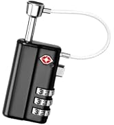 TSA Approved Gun Case Lock - Heavy-Duty Guns Case Lock with Durable & Cut Resistant Alloy Steel S...