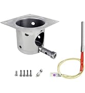 Meatender Replacement 7 Holes Firepot and AC Hot Rod Combo kit for Traeger Pellet Grill & Smoker,...