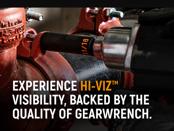 Experience Hi-Viz visibility, backed by the quality of GEARWRENCH