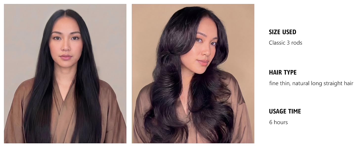 heatless straight hair