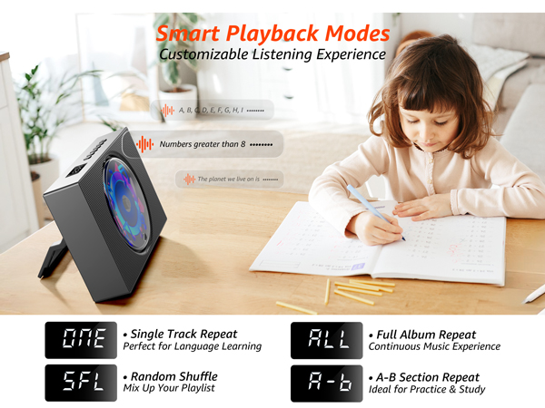 small cd player fm radio portable reproductor de cd kids