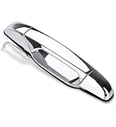 FAERSI Outside Exterior Door Handle Rear Driver Side Fits for 2007 2008 2009 2010 2011 2012 2013 ...