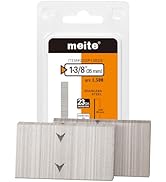 meite 23 Gauge Pin Nails, 1-3/8 Inch 304 Stainless Steel Pin Nails - Micro 23GA Headless Nails fo...