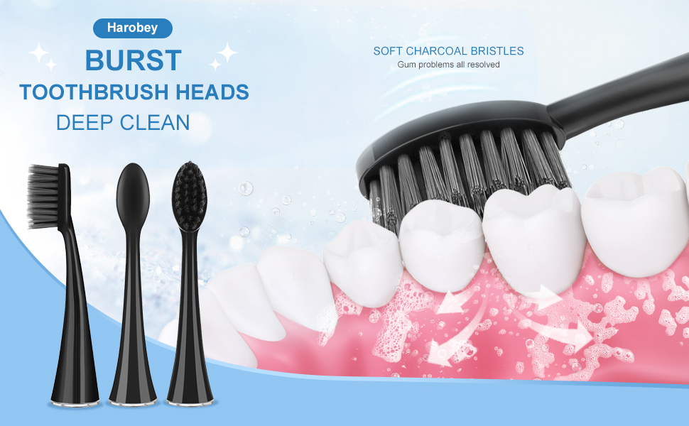 burst toothbrush heads