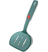 Contiup Silicone Spatula Turner,Wide Pancake Spatula for Non Stick Frying Pans,Heat Resistant Coo...