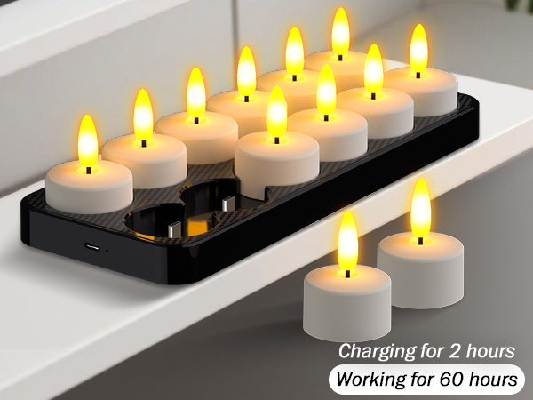rechargeable tea lights