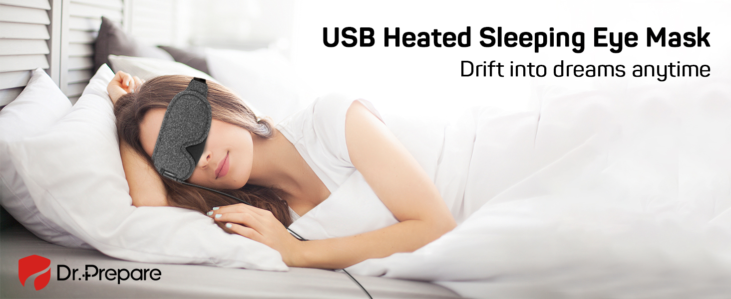 1. heated eye mask