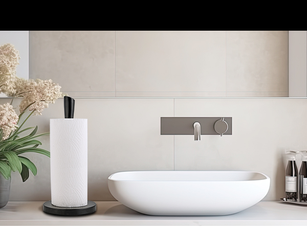 cast iron paper towel holder