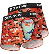 Davion Youth Boys Baseball Cup Underwear with Soft Protective Athletic Cup Compression Shorts for...
