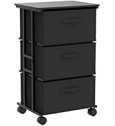 Dresser Storage with 3 Drawers, Fabric Dresser Tower, Vertical Storage Unit for Bedroom, Closet, ...