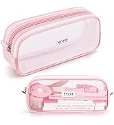KALIDI Grid Mesh Pencil Case Pen Bag Clear Case Marker Pouch Multifonction Organizer Box Transpar...