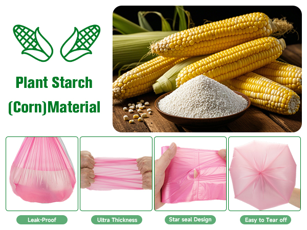Small Trash Bags Bathroom Colorful Mini Garbage Bags 100 Count Waste Basket Kitchen Office Car