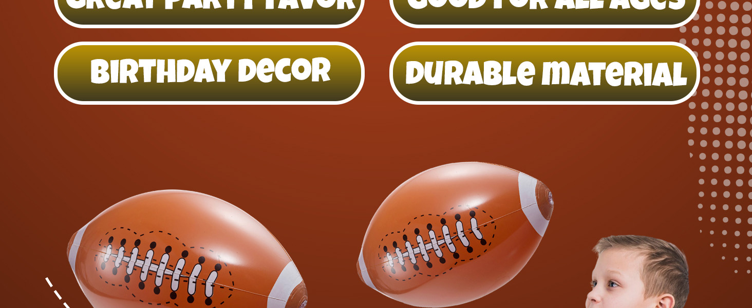 inflatable football party favors football party decorations football birthday party decorations