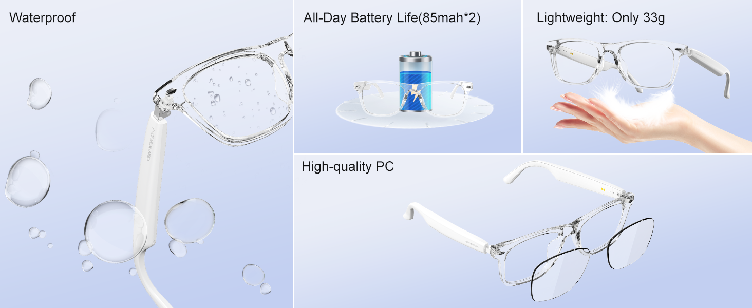 ai glasses white