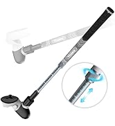 YOGES Adjustable Length VR Golf Club Handle for Meta Quest 3S/Quest 3/Oculus Quest 2, 90 Degree V...