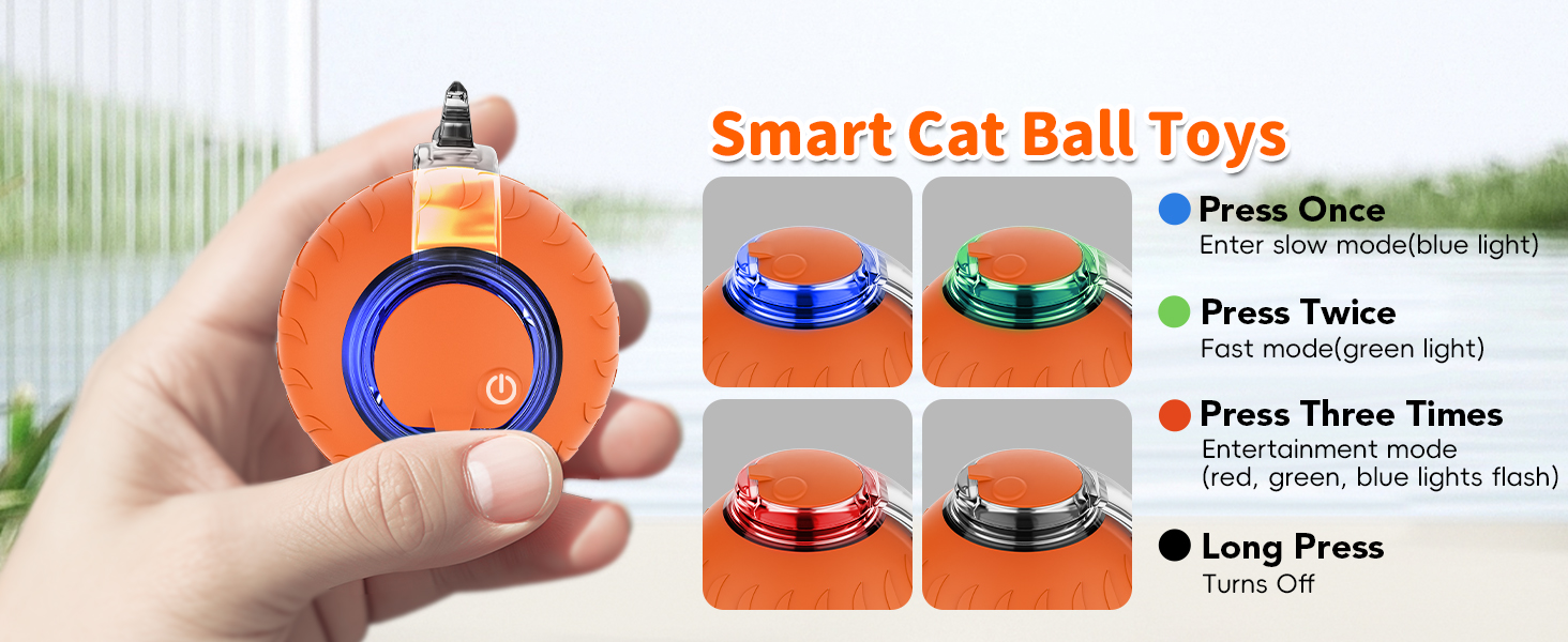 interactive cat ball toys