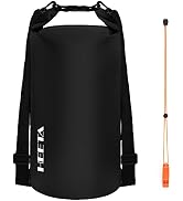 HEETA Waterproof Dry Bag for Women Men (Updated Version), 5L/10L/20L/30L Roll Top Lightweight Dry...