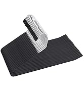 JS HANGER Non Slip Pants Hangers 20 Pack Open Ended Easy Slid Slacks Hangers, Durable Anti-Rust S...