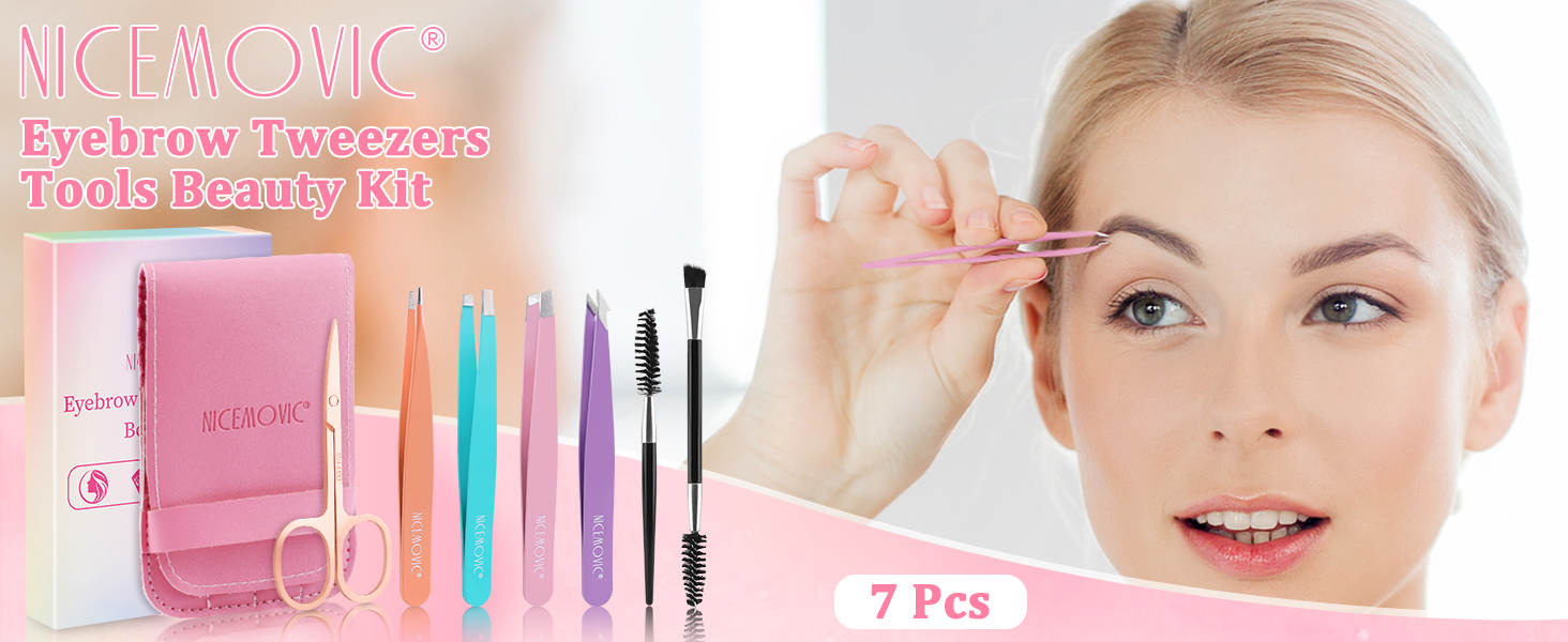 Tweezers Set for Eyebrow