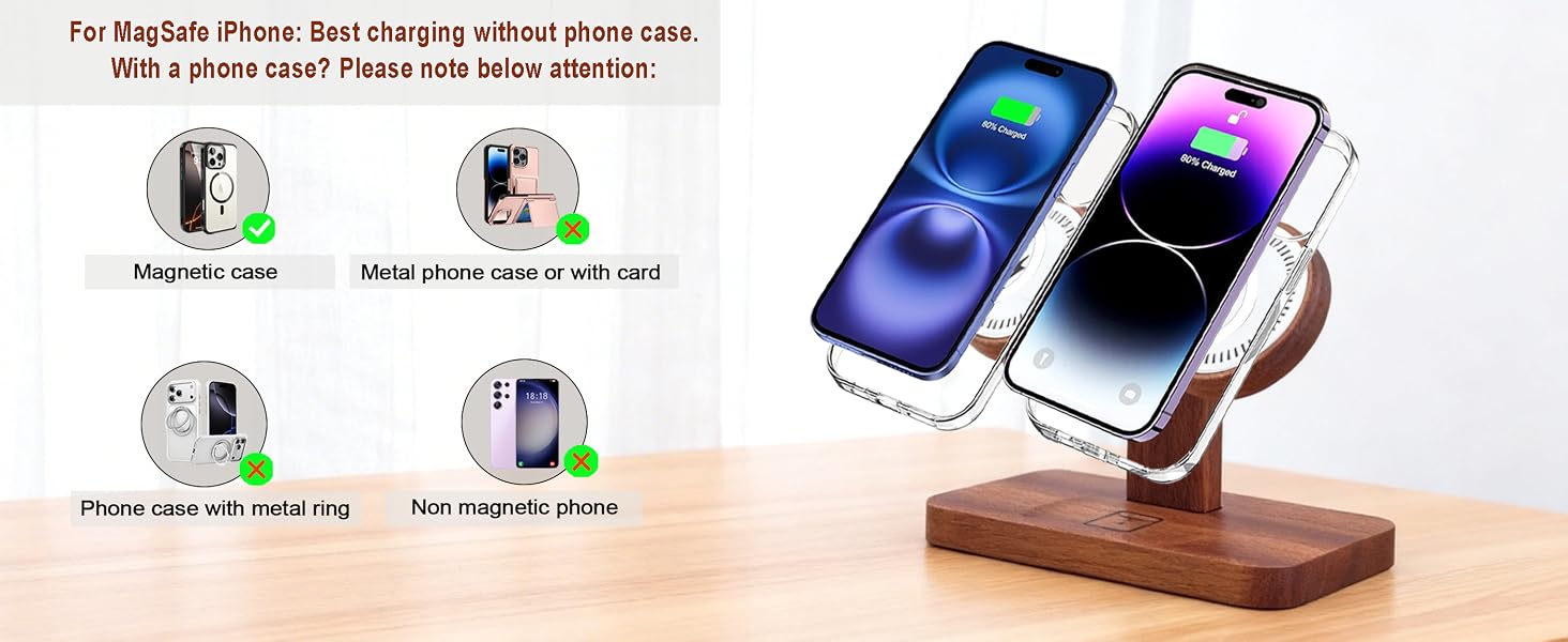 dual wireless charging station