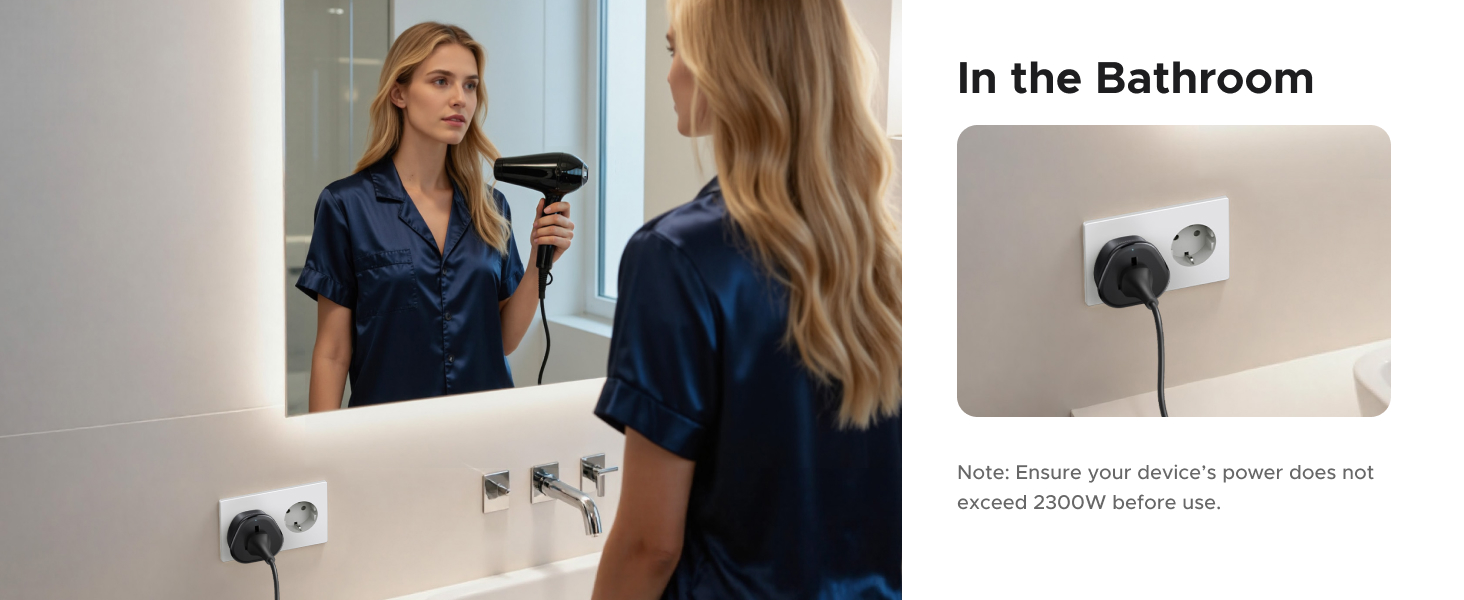 UGREEN eu plug Travel adapter